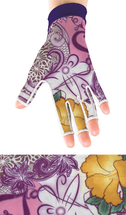 fabric print selection options purple tattoo