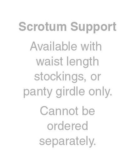 custom compression therapy garment scrotum support